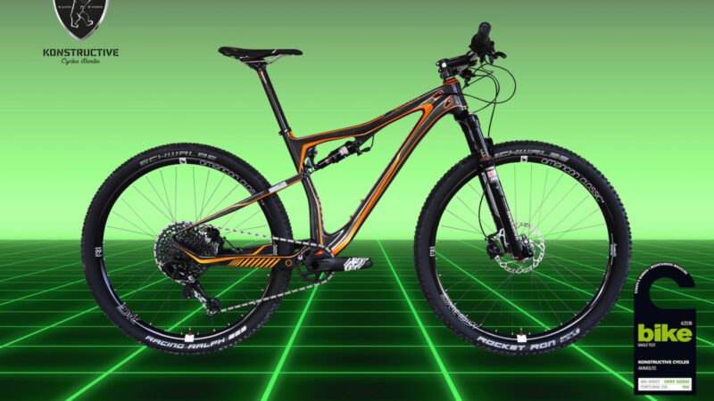 Konstructive Cycles Ammolite 5th Anniversary Bike Orange GreenBG R Very Good Bike Test 1