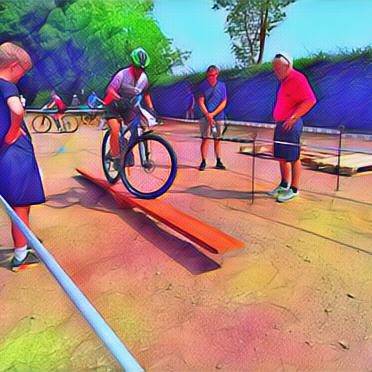 Fahrtechnik Parcours Training 00001