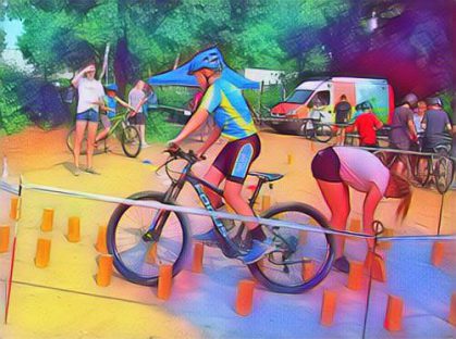 Fahrtechnik Parcours Training 00002