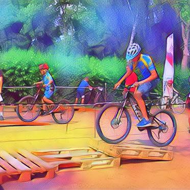 Fahrtechnik Parcours Training 00003