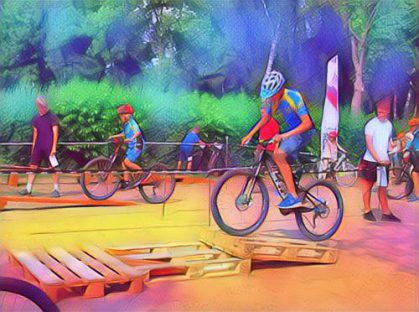 Fahrtechnik Parcours Training 00003