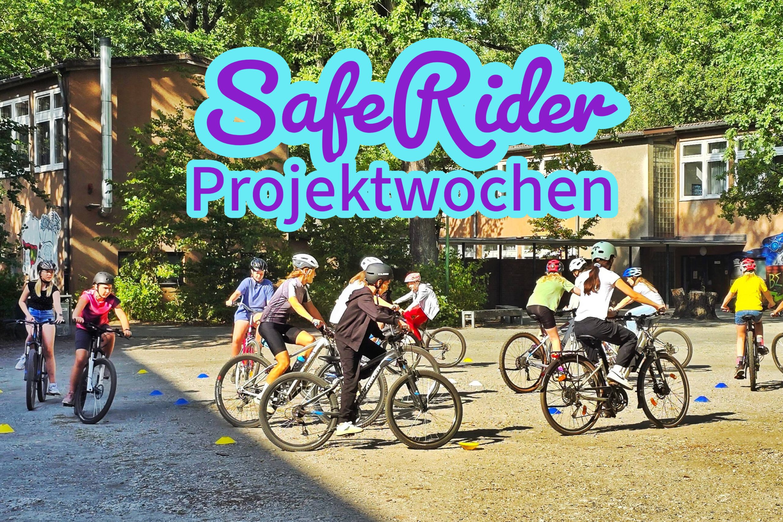 BIKE FIT SafeRider Projekttage Projektwoche Fahrradtrainings Medaillenabschluss Zertifikat