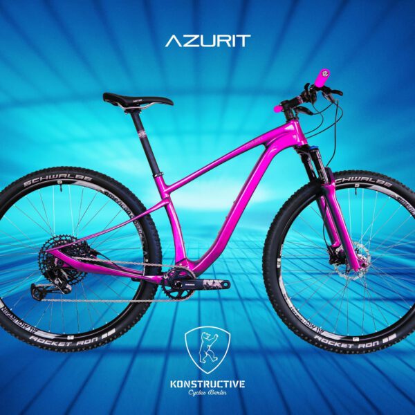 Konstructive Dream Bikes AZURIT Handbuilt Mountain Bike Pink LN