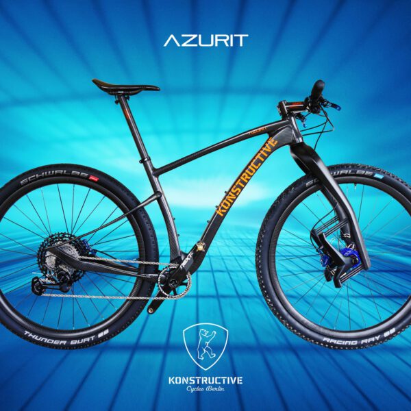 Konstructive Dream Bikes AZURIT Handbuilt Mountain Bike Raw Super Light Edition LN