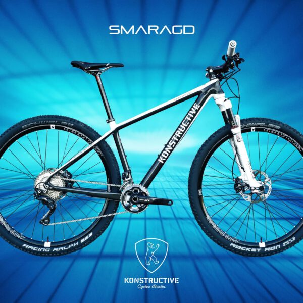 Konstructive Dream Bikes SMARAGD Tailor Made Handbuilt Mountain Bike White LN