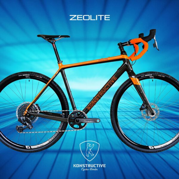 Konstructive Dream Bikes ZEOLITE Tailor Made Handbuilt Gravel Bike Orange LN